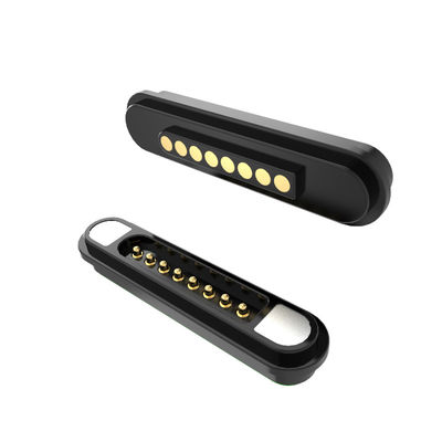 8 Pin Magnetic Connectors 2.2mm Pitch Magnetic Cable Connector Right Angle Use In Electronic Candle Light