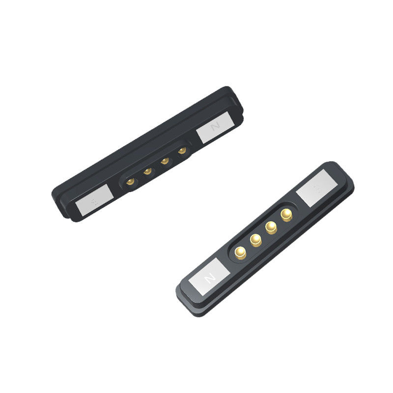 2.2mm Pitch Magnetic Connectors 12V 2A Magnetic Pogo Connector With Black Housing